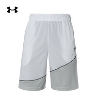 安德玛官方UA Baseline男子10英寸运动篮球短裤Under Armour1343004 白色100 M