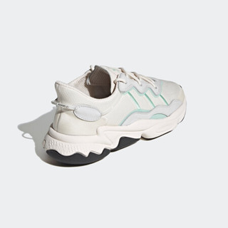 阿迪达斯官网 adidas 三叶草 OZWEEGO 男女鞋经典运动鞋FV9663 米白/粉绿 37(230mm)