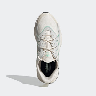 阿迪达斯官网 adidas 三叶草 OZWEEGO 男女鞋经典运动鞋FV9663 米白/粉绿 37(230mm)