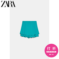ZARA 【打折】女装 叠层装饰休闲短裤裙 04387062504