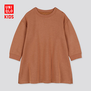 优衣库 婴儿/幼儿 仿羊羔绒连衣裙(长袖) 424357 UNIQLO