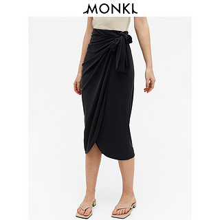 MONKI2020春夏新款 设计感系带鱼尾裙宽松一片式半身裙女 0899022