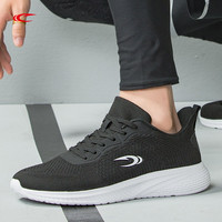 赛琪男鞋运动鞋秋季新款透气网面防滑跑步鞋女超轻情侣休闲鞋减震