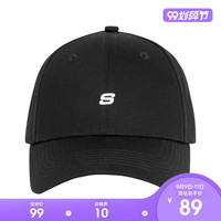 Skechers斯凯奇新款时尚字母刺绣棒球帽男女同款休闲帽L120U052