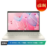 惠普(HP)星14-ce3030TX 14英寸轻薄笔记本电脑(i5-1035G1 8G 1TB MX250 2G FHD IPS)金