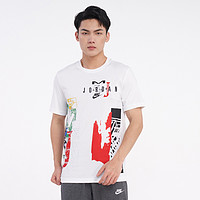 AIR JORDAN SPORT DNA 男士运动T恤 CJ6224-100 白色