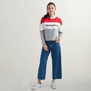 Levi's 李维斯 85571-0000 女士撞色长袖卫衣