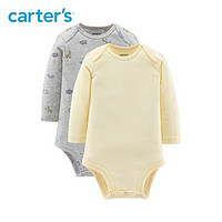 Carter's 孩特 长袖三角爬服 2件套