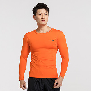 LI-NING 李宁 AUDN123-7 男款圆领长袖紧身衣