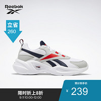 Reebok锐步 运动经典 EC RIDE 4男女低帮休闲鞋FV0305 FV0306_白色/灰色/蓝色 45