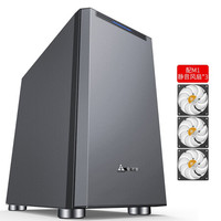 GOLDEN FIELD 金河田 MR2 电脑机箱+M1 静音风扇*3 黑色