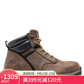 Timberland添柏岚男鞋6英寸钢头工作靴电工靴A1WZ8214 红色 7.5