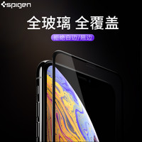 Spigen iPhone XS Max钢化膜XR苹果手机iPhone全屏覆盖iPhoneXS蓝光Max水凝贴膜X金刚iphonexs max保护玻璃膜