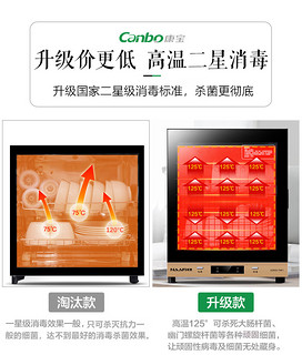 Canbo/康宝耐惠XDR53-TNP1台式消毒柜家用小型立式迷你碗筷碗柜
