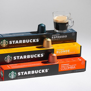 STARBUCKS 星巴克 咖啡胶囊 轻度/中度/深度烘焙 10颗*3盒