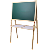 得力儿童画板 实木画架套装双面磁性小黑板 支架式家用画画写字板