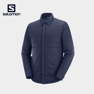 萨洛蒙（Salomon) 男款休闲外穿保暖内搭SNOWSHELTER INSULAT 深蓝色C13681 L