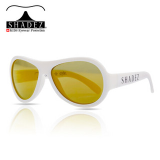 SHADEZ 视得姿儿童太阳镜 防晒 防紫外线 潮童墨镜 瑞士品牌 设计款0-3岁 设计款黄蜂白SHZ26