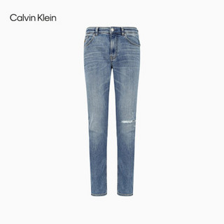 CK Jeans 2020秋冬新款 男装合体楔形版牛仔裤CKJ059 J315498 1A4-蓝色 36