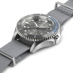 hamilton 汉米尔顿 卡其海军系列 h82211981 37mm 男士石英手表 灰盘