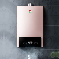 PLUS会员：SAKURA 樱花卫厨 樱花SAKURA 燃气热水器13升智能触控 JSQ25-A101香槟金