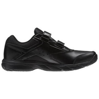 Reebok锐步男鞋皮革缓震魔术贴低帮运动鞋休闲鞋BS9528 Black/Black 8.5