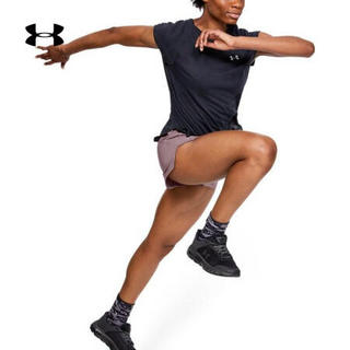 安德玛官方UA Launch SW女子运动短裤Under Armour1342837 红色662 M