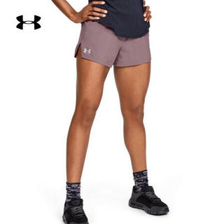 安德玛官方UA Launch SW女子运动短裤Under Armour1342837 红色662 M