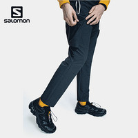 萨洛蒙（Salomon) 男款运动休闲户外出行长裤ZIP POC PANT M 黑色208003 S