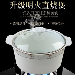 碗碟套装家用欧式现代简约个性碗盘筷景德镇餐具套装乔迁礼物餐具 明火煲 绿野仙踪明火煲1个装