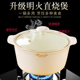 碗碟套装家用欧式现代简约个性碗盘筷景德镇餐具套装乔迁礼物餐具 明火煲 绿野仙踪明火煲1个装