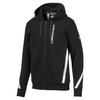 Puma彪马男BMW M Motorsport宝马连帽外套拉链纯色休闲595189 Puma Black L