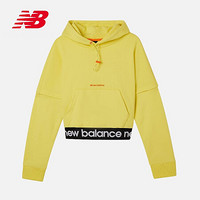 【张子枫同款】New Balance NB官方2020新款女款AWT033620YL卫衣连帽时尚卫衣 YL AWT03362 L