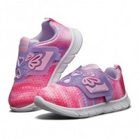 SKECHERS 斯凯奇 SPORT系列 女童魔术贴休闲运动鞋 82181N 粉红色 21.5