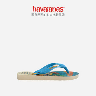 Havaianas哈唯纳Kids Minions 2020新小黄人联名哈瓦那人字拖童款 3745-黄蓝色/印花 适合35-36码