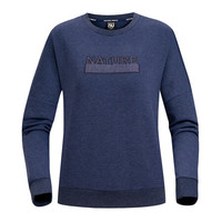 诺诗兰女式卫衣2020秋冬新款时尚运动户外旅行套头卫衣 NHDAN2501S 深牛仔色 170