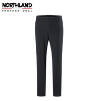 诺诗兰女式风雪长裤2020秋冬新款防泼水少浸湿防风防泼水软壳裤 NXPAT2801E 纯黑色 160