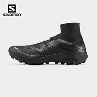 萨洛蒙（Salomon）男女户外越野跑鞋女专业运动鞋高帮网面S/LAB CROSS 黑色410316 UK8.5(42 2/3)