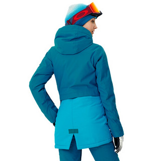 Running river奔流女士户外登山双板滑雪服外套A8010 蓝绿色232 XL42