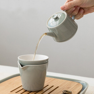 隐庐 功夫茶具套装陶瓷家用茶壶茶盘泡茶简约现代高端实用 元素茶具-简易小套装