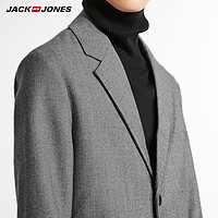 JackJones 杰克琼斯 218427529 男士修身毛呢大衣