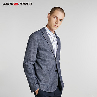 JackJones 杰克琼斯 218308516 男士含羊毛长袖西装外套