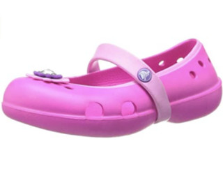 Crocs 卡骆驰 女小童花瓣洞洞凉鞋 15399 粉色 US4