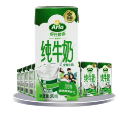 德国Arla爱氏晨曦全脂纯牛奶200ml*24盒 *4件 +凑单品