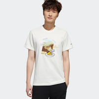 adidas NEO Sanrio蛋黄哥联名款 男士运动T恤 GL7241 汉玉白 XS