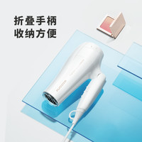 飞科电吹风机家用大小功率宿舍用学生发廊静音发型师专用冷热风筒 白色
