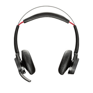 Poly 博诣 Voyager Focus UC B825 压耳式头戴式主动降噪蓝牙耳机 黑色