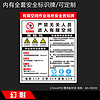 有限空间作业场所安全告知牌温馨提示牌安全标识牌警示牌墙贴标牌