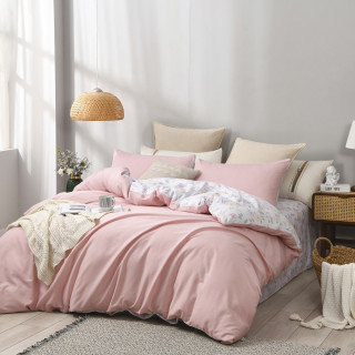 商品lovo 乐蜗家纺 40支全棉四件套 (1.8m床,幸运时光)