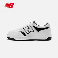 New Balance NB官方2020新款中性款480 Low系列BB480LAA休闲鞋百搭板鞋 灰色/白色 36